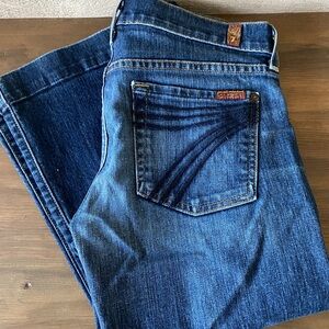 Dark Wash Blue 7 For All Mankind Dojo Jeans
